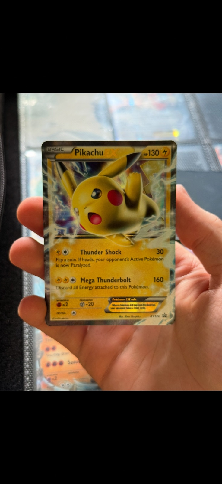 Pikachu from XY Black Star Promos