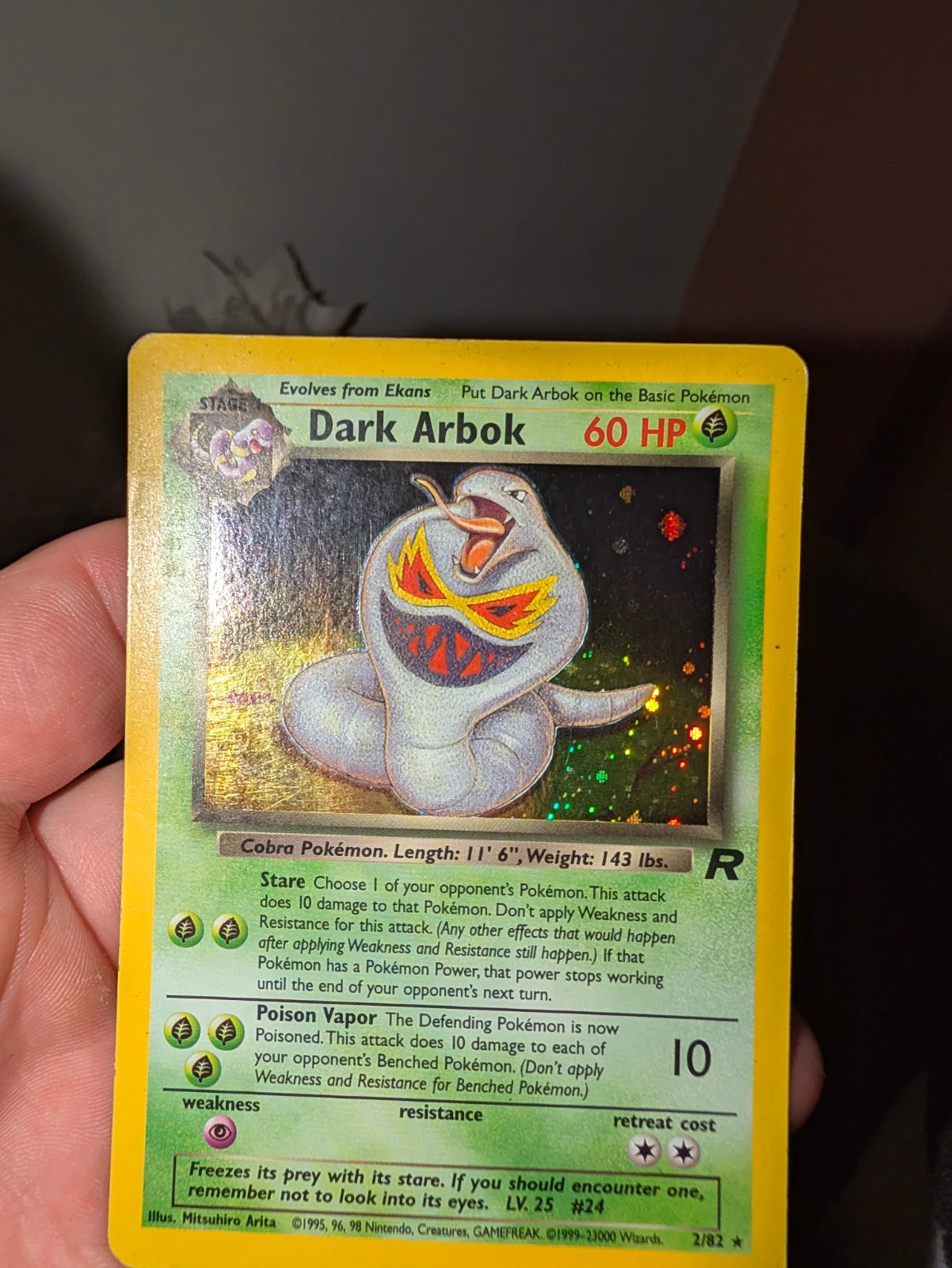 Dark Arbok from Basic Pokémon