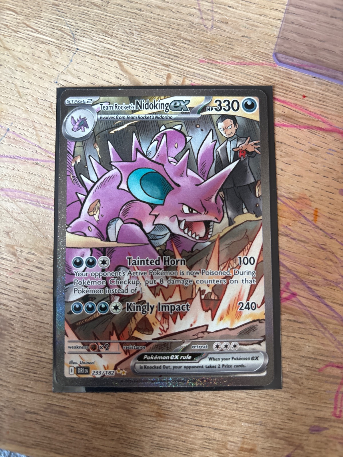 Team Rocket's Nidoking ex