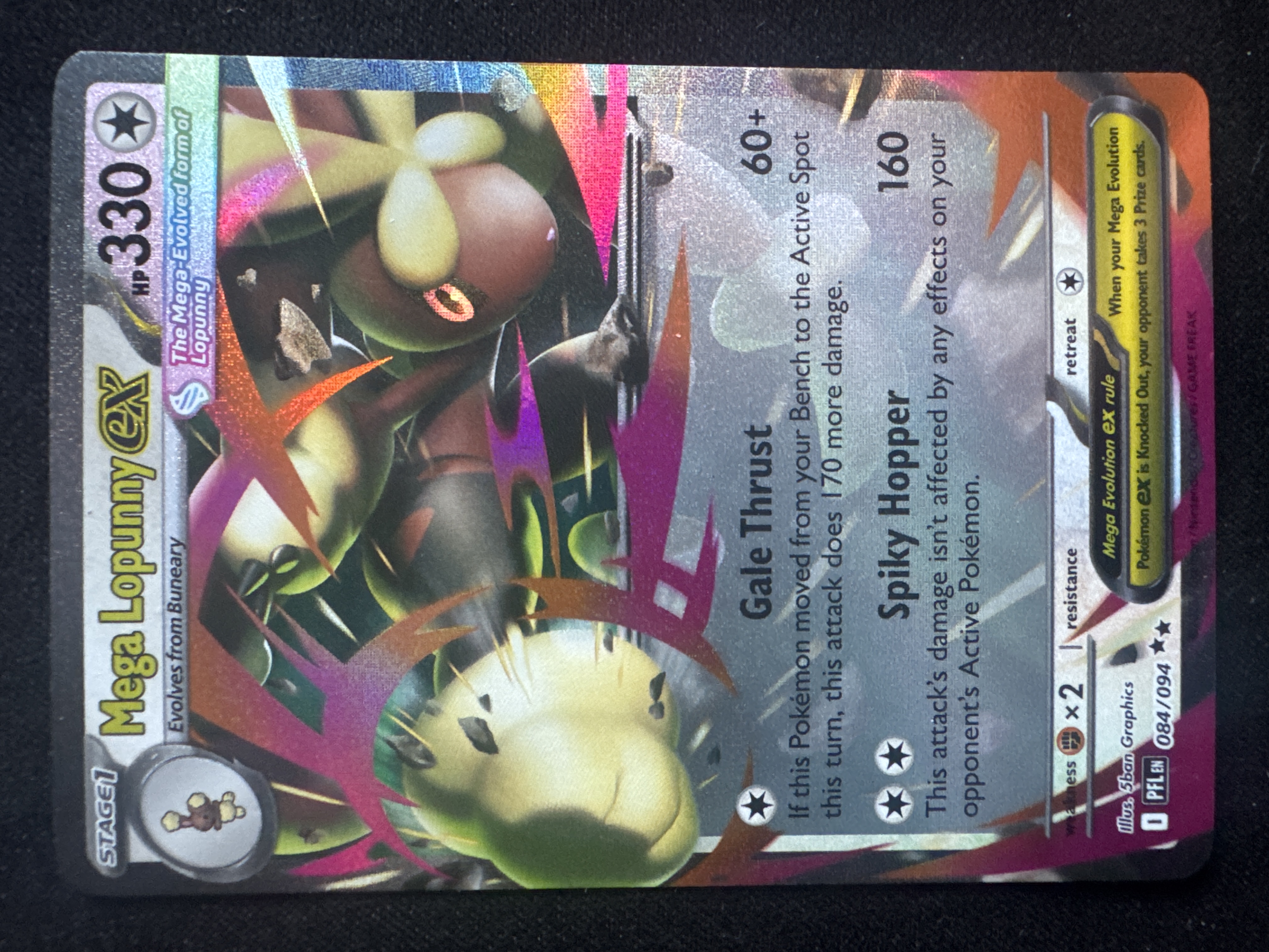 Mega Lopunny ex from Phantasmal Flames