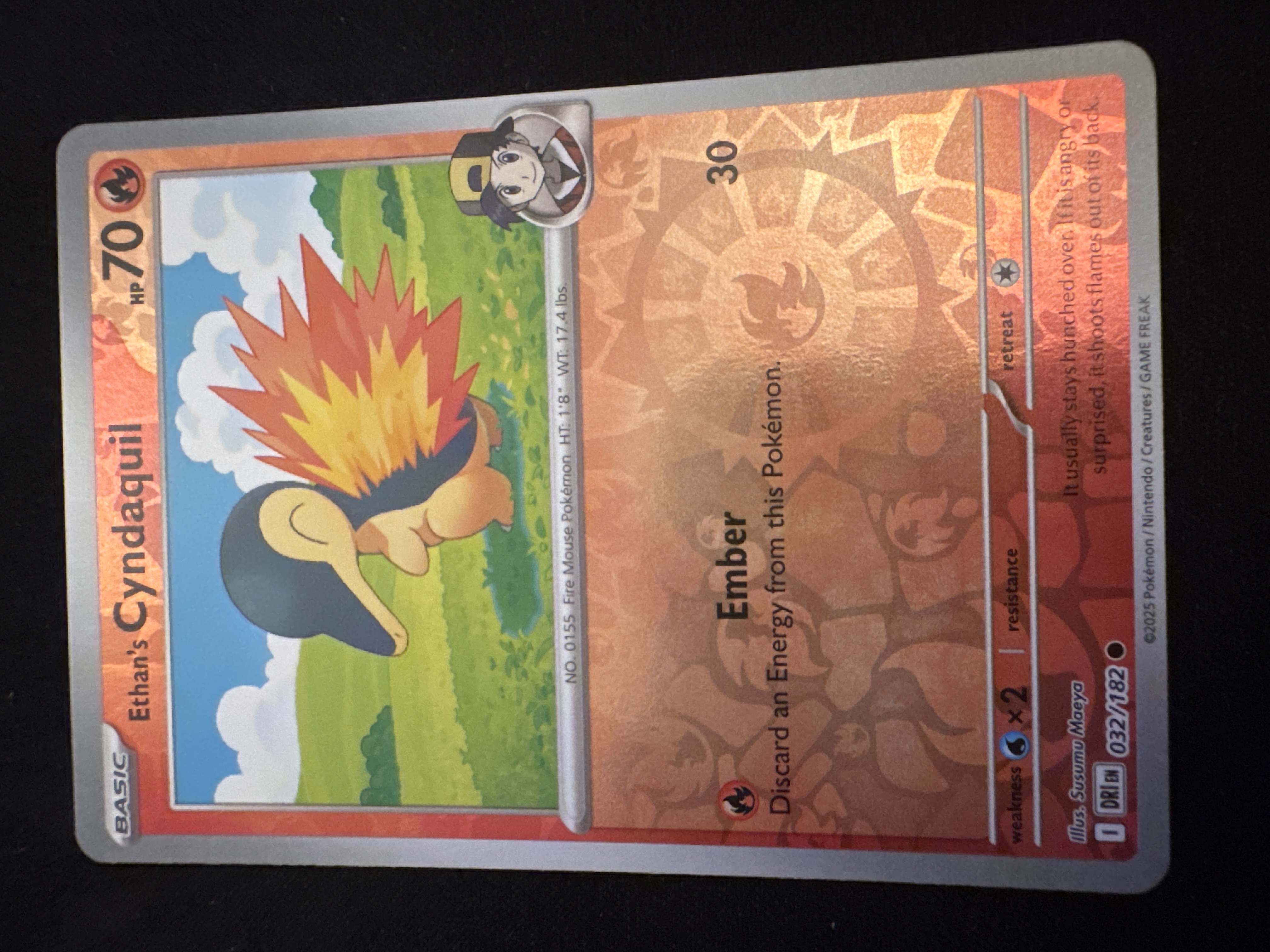Ethan's Cyndaquil from Destined Rivals
