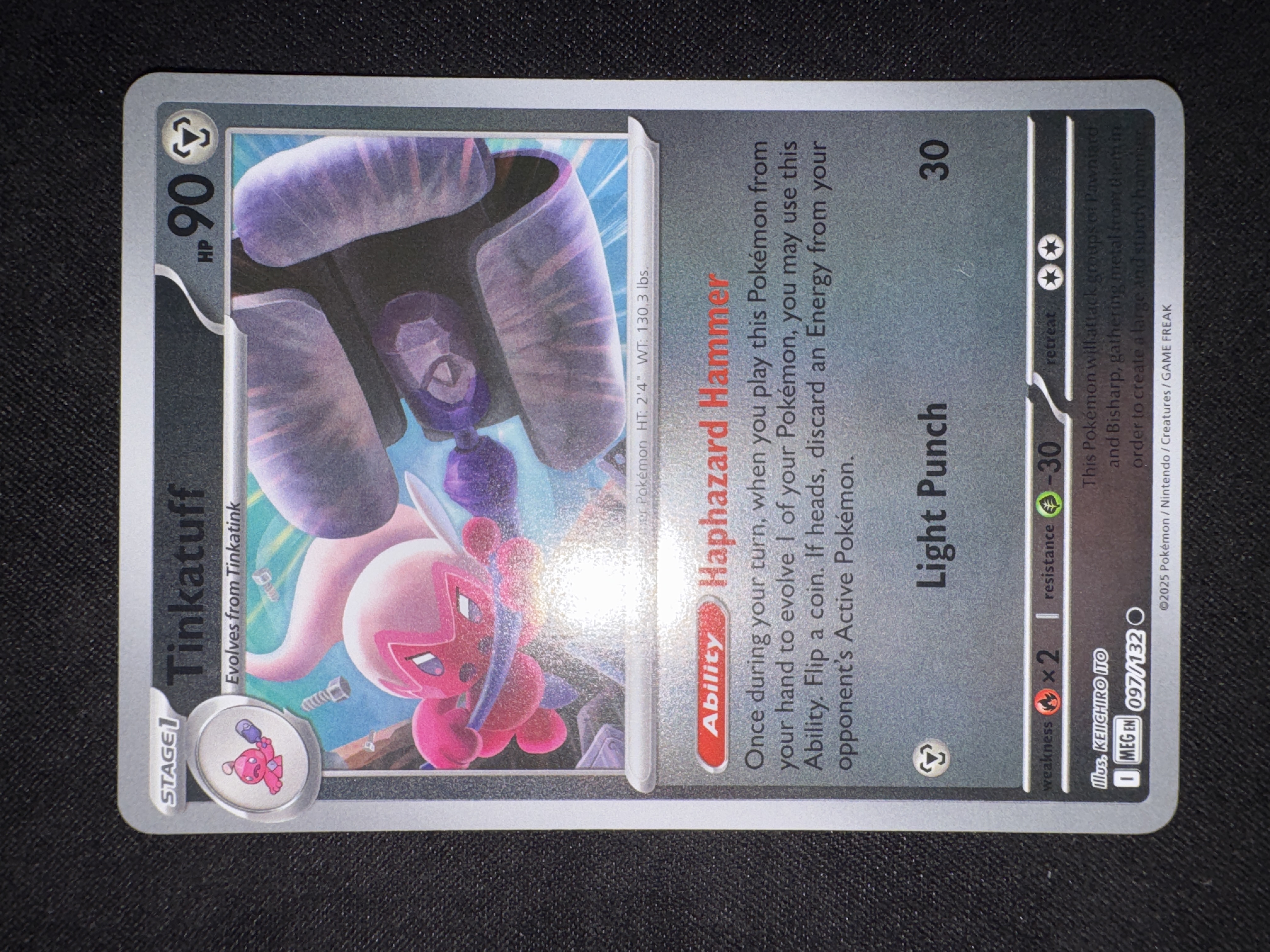 Tinkatuff from Mega Evolution